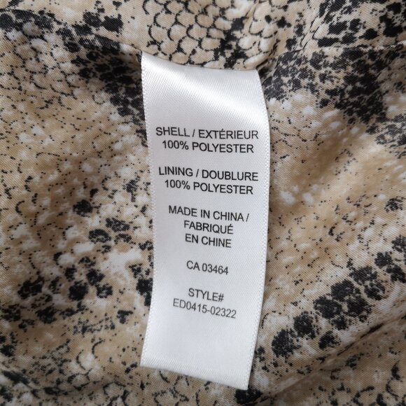 Ricki's Ladies Size Small Tan Lined 1 Button Closure Belted Trench Coat - Picture 5 of 12